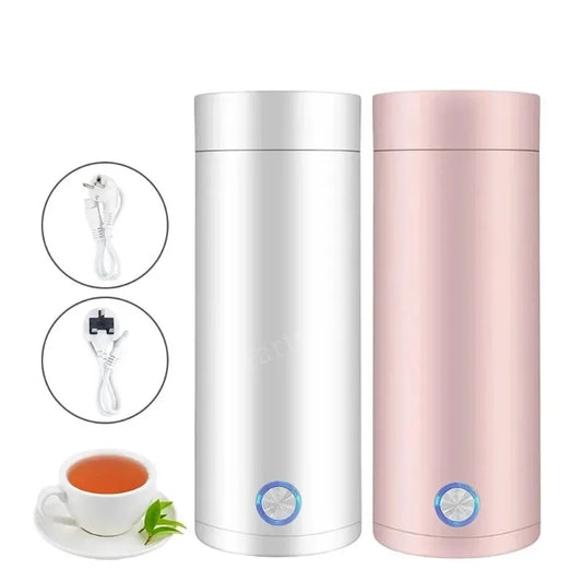 400ml Portable Electric Kettle — 220V Travel Tea, Coffee, Milk Boiler with Keep Warm Function for Kitchen