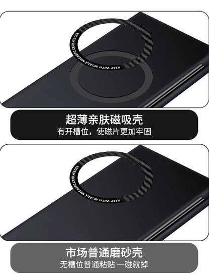 Ultra Thin Skin Feel Case for Samsung Galaxy Z Fold 3/4/5/6/7 – Magnetic Wireless Charging Compatible Fold Cover