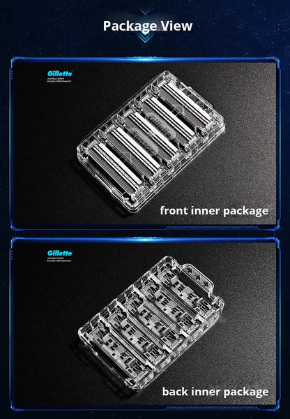 Gillette Sensor Excel Razor Blades for Men - Replacement Shaving Cartridges, 10/20 Count for Face Hair Removal