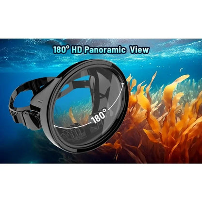 Diving Mask Goggles - HD Anti-Fog Spearfishing and Freediving Mask, Clear Panoramic View with Adjustable Buckle for Free Diving