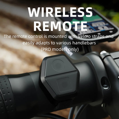 CYCLAMI CYC 1000 Lumen Bike Headlight – Ultra Bright Front Lamp with GoPro Mount & Wireless Remote for MTB & Road