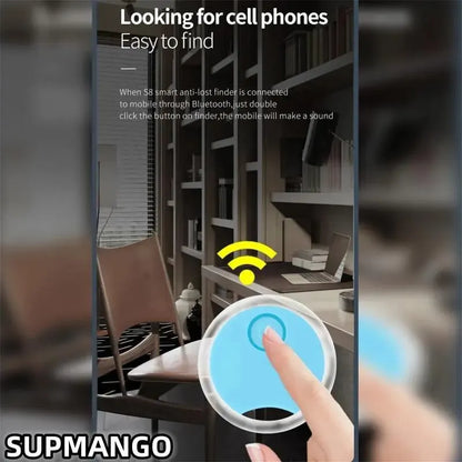 Bluetooth Wireless Smart Luggage Tracker - Children's Bags, Pets, Key Finder - Anti-loss Alarm Recording for iPhone