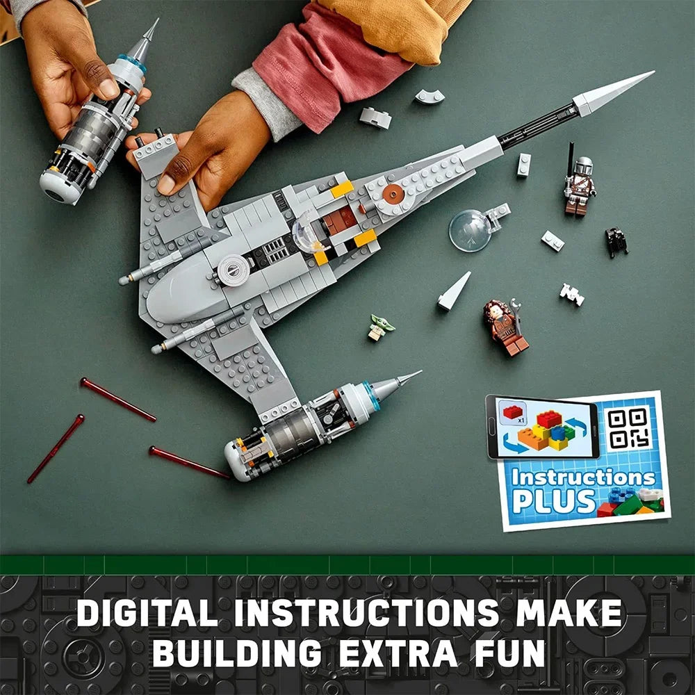 Creative N1 Starfighter Model Toy – Star Wars Series Building Blocks Set, Compatible Starfighter Construction Kit