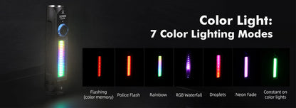 Sofirn IF23 PRO RGB LED Flashlight — 5000lm XHP70B, 21700 Rechargeable Torch with 5V 3A USB-C & Magnetic Base