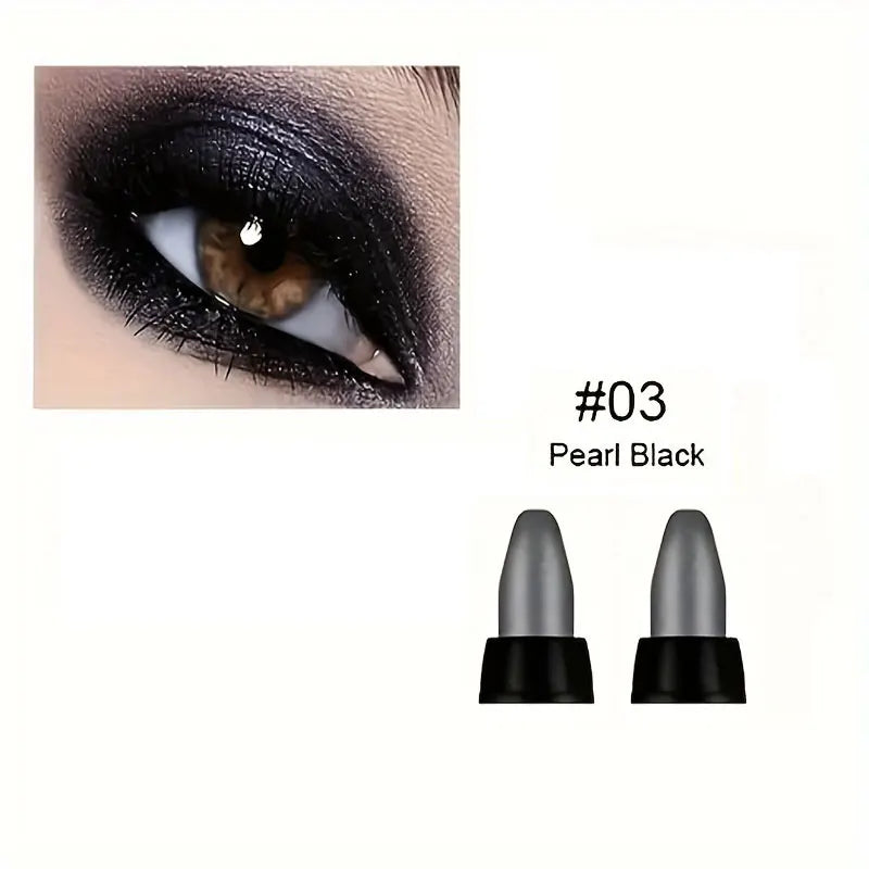 16-Color Pearlescent Eyeliner – Glitter Waterproof, Long-Lasting Non-Smudge Eye Makeup