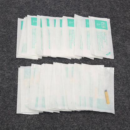 50pcs PCD Microblading Eyebrow Needles – F12/14/19 Tebori Blades for 3D Embroidery Manual Pen