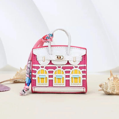 Mini Backpack Headphone Bag – Creative Hanging Case for AirPods 4/3/Pro2 & Galaxy Buds with Lanyard