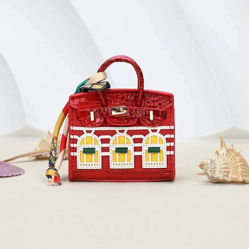 Mini Backpack Headphone Bag – Creative Hanging Case for AirPods 4/3/Pro2 & Galaxy Buds with Lanyard