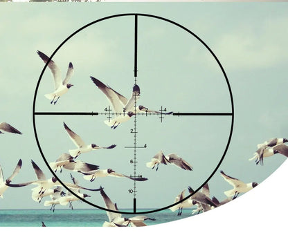 1-5X24 Tactical Rifle Scope – Red & Green Illuminated Reticle for AR15 Hunting