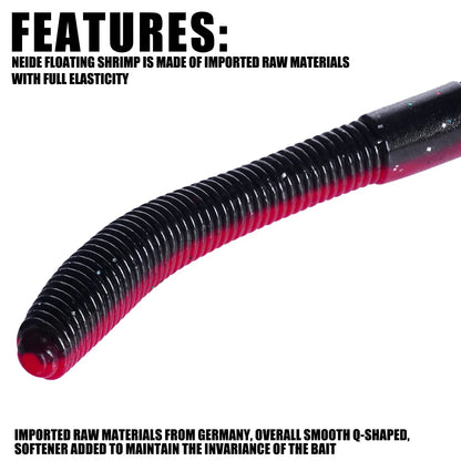 Soft Bait Senko Worms – 10cm/14cm, 10-15pcs Bag Wacky Stick Fishing Lures for Bass & All Fish