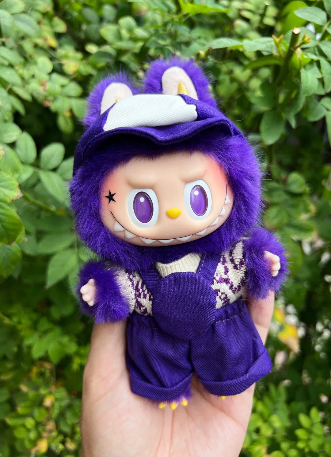 Premium Labubu Zimomo Angel Doll Clothes Set  — 17cm Mokoko Vinyl Pendant Plush & Clothes Set (Fits Labubu 1st & 2nd Gen) — Birthday Gift