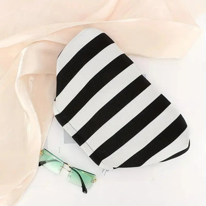 Summer Woven Crochet Clutch Bag – Women’s Cute Ruched Cloud Handbag, Casual Colorblock Purse