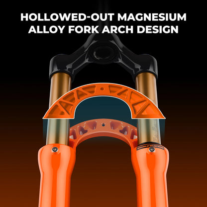 BOLANY Bike Air Fork – 27.5/29inch, 120mm Travel, Lightweight Magnesium Alloy Oil Air Suspension with Quick Release