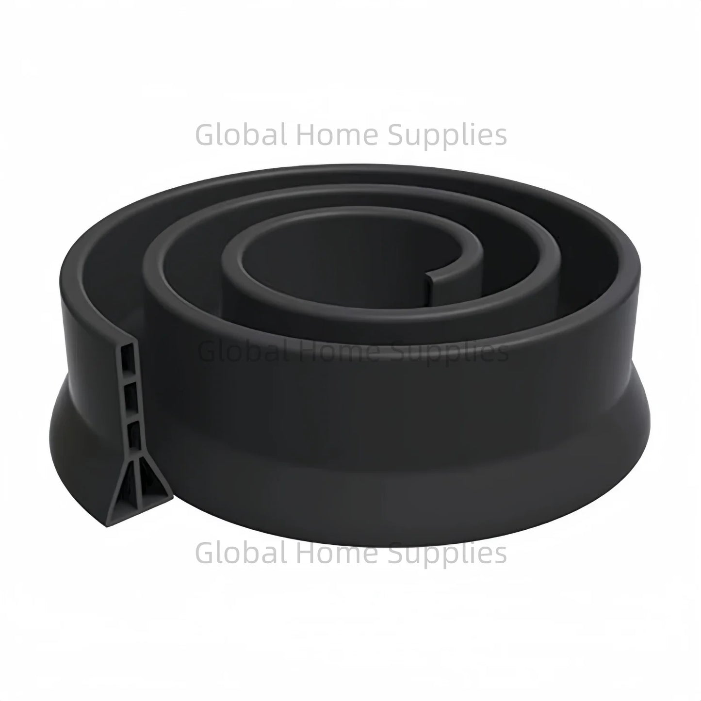 Upgraded 4” / 10cm Collapsible Shower Threshold Water Dam – Bathroom Barrier for Dry & Wet Separation