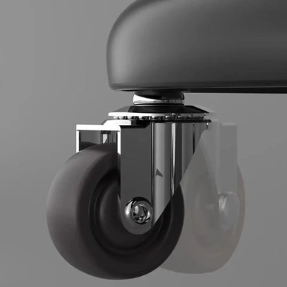 Noiseless 4-Wheel Abdominal Roller – Multifunctional Muscle Trainer with Handles for Gym & Home