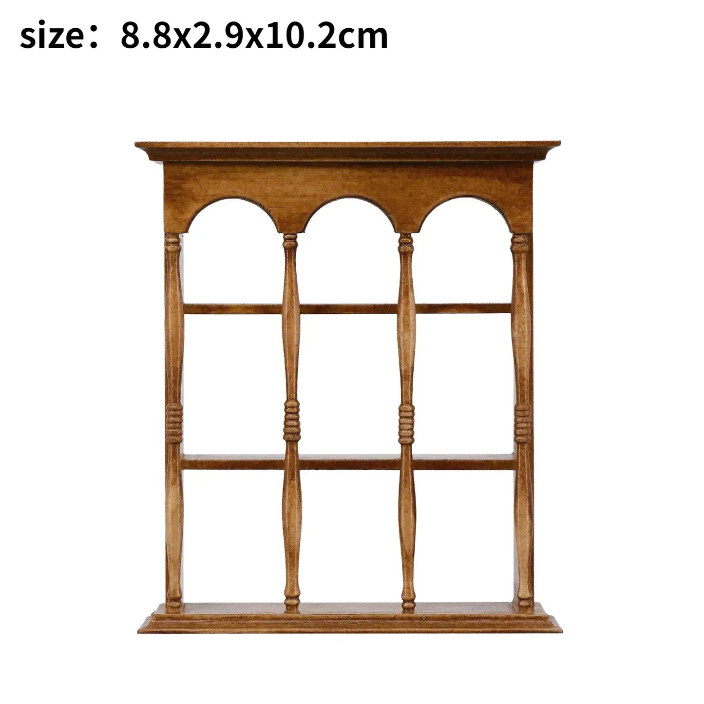 1/6 Scale BJD Dollhouse Wooden Shelf & Sink Cabinet — Miniature Kitchen Furniture Accessory for Dollhouse Bar Counter