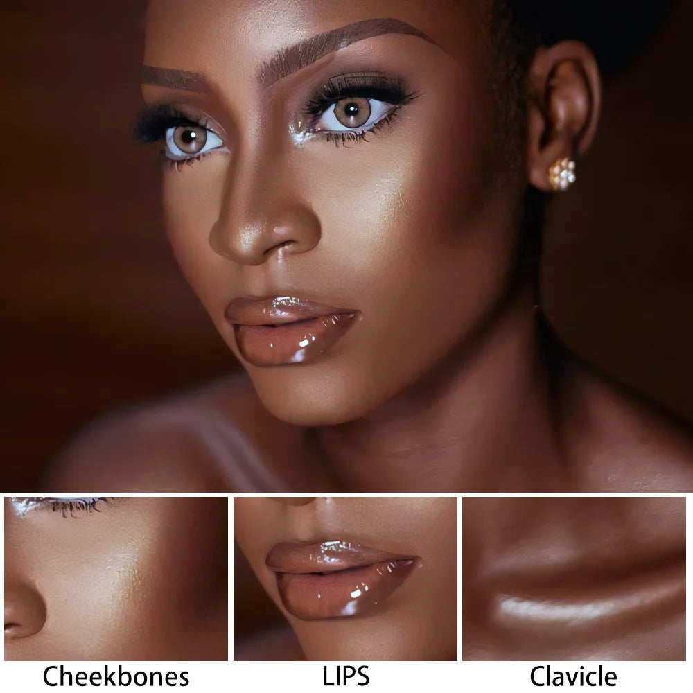 Highlighting & Bronzer Stick - Face Brightening Blusher, Rouge Concealer Pen, Long-Lasting Corrector & Nose Contouring Cosmetics