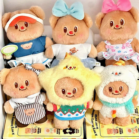 Butter Bear Wardrobe Series Blind Box – Cute Action Figure Doll Keyring Mystery Toy for Kids & Birthday Gifts