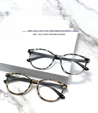 Retro Round Reading Glasses – Vintage Plastic Eyewear for Women, Presbyopia & Hyperopia +1.0 to +3.5