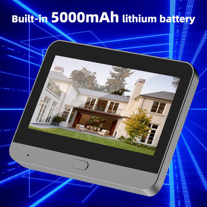 3MP Smart Life Tuya WiFi Doorbell — 1080P Peephole Camera, 5000mAh Battery, PIR Motion Sensor, IR, Alexa & Google Compatible