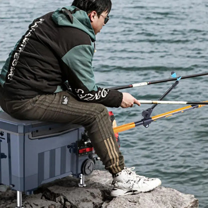 360° Adjustable Telescopic Fishing Rod Holder – Portable Fishing Pole Support Stand Bracket