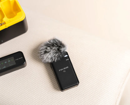 FULAI M X5 Wireless Lavalier Microphone – Quick Noise-Cancellation System for DSLR, iPhone, Android & YouTube Recording