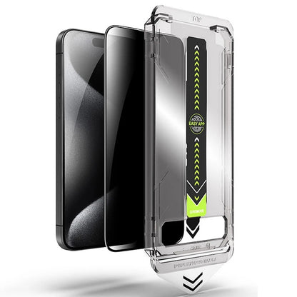 Premium Tempered Glass Screen Protector for iPhone 16 & 15 Pro Max – Easy Install, Dust-Free for iPhone 16 Plus