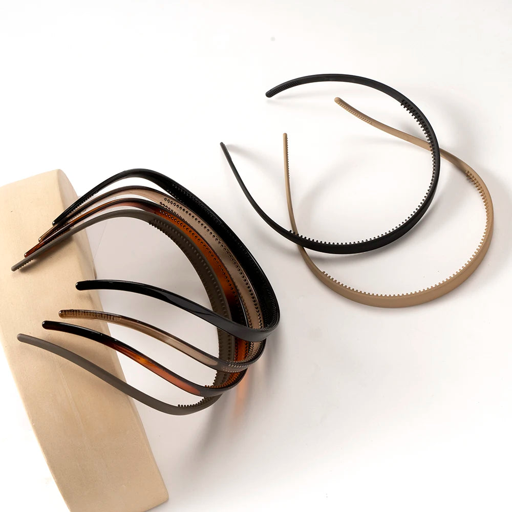 Elegant Sunglasses Frame Hairband: Women's Plastic Headband for Fashionable Hair Decoration - Solid Hair Hoop Hair Accessory