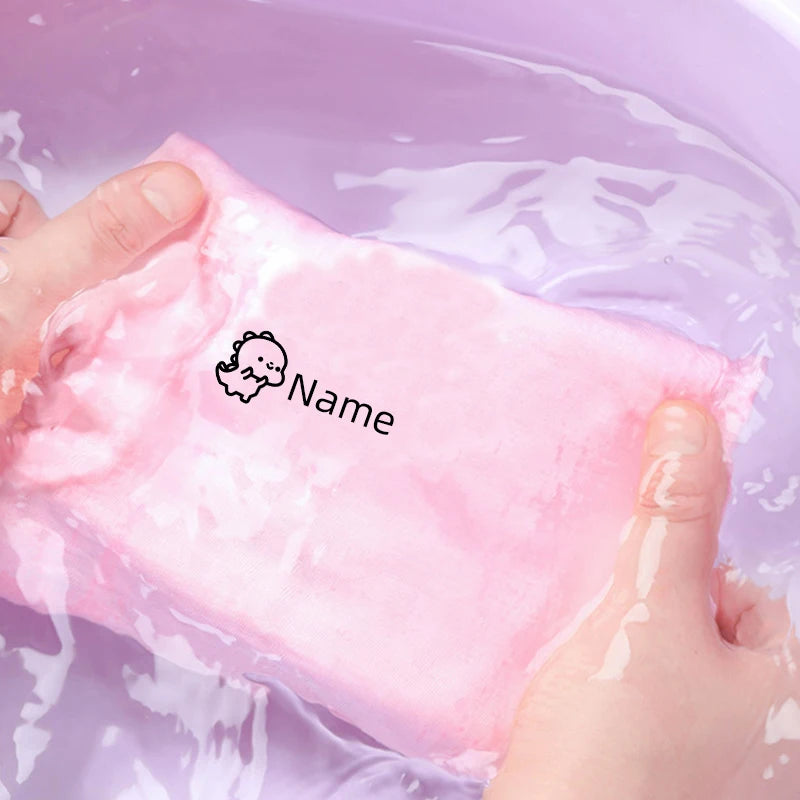 Children's Custom Name Seal Stamp - Kindergarten Clothes Waterproof Name Sticker, Kawaii Montessori Gift for Students