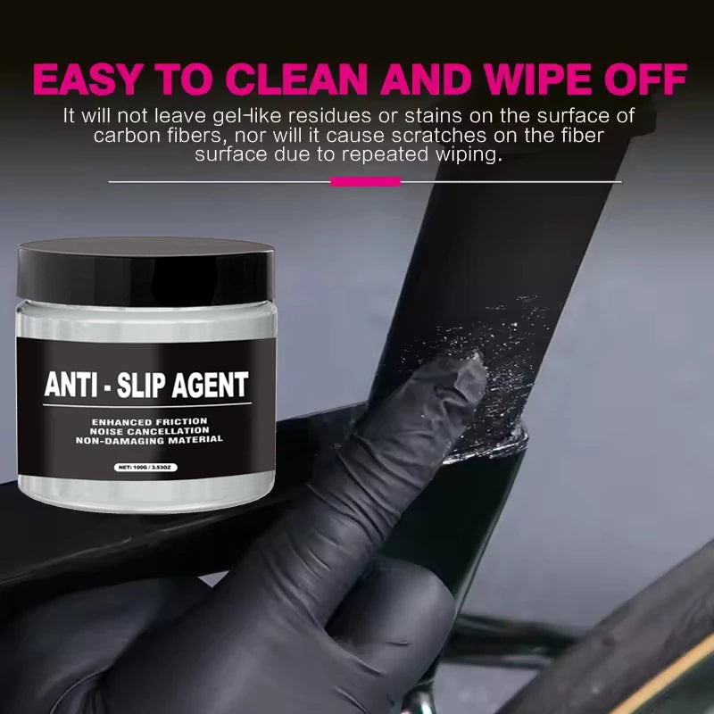 Carbon Fiber Gel Assembly Paste – Non-Slip Lube for Handlebars & Seat Posts, Fits All Bike Types