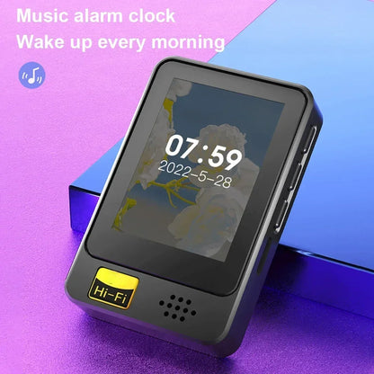 1.8 Inch Full Screen MP3 Player - HIFI Bluetooth 5.2 Speaker, MP4 Video Playback and FM Recorder for Walkman