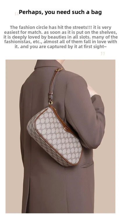 Trendy Floral Women’s Shoulder Bag – Small Square PVC Crossbody Bag for Commuting & Hip Hop Style