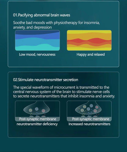 Sleep Aid & Brain Massager – Relieve Headache, Anxiety, Improve Focus and Deep Sleep