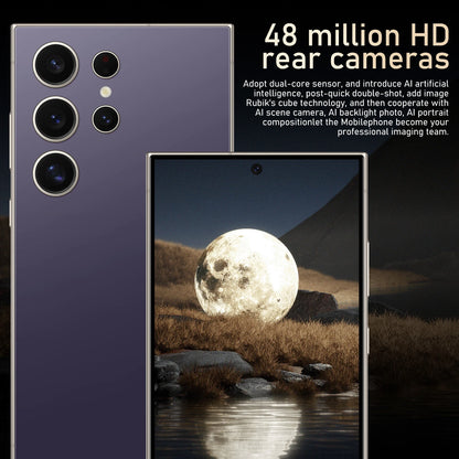 S25 Pro Android Smartphone – 6.8" Display, 8GB RAM + 256GB ROM, Dual SIM, 24MP+48MP Camera, 6000mAh Battery, Google Play Support