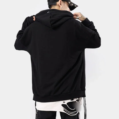 Men’s Fleece Zip-Up Hoodie – Classic Casual Zipper Jacket for Running | Y2K Hip Hop Streetwear