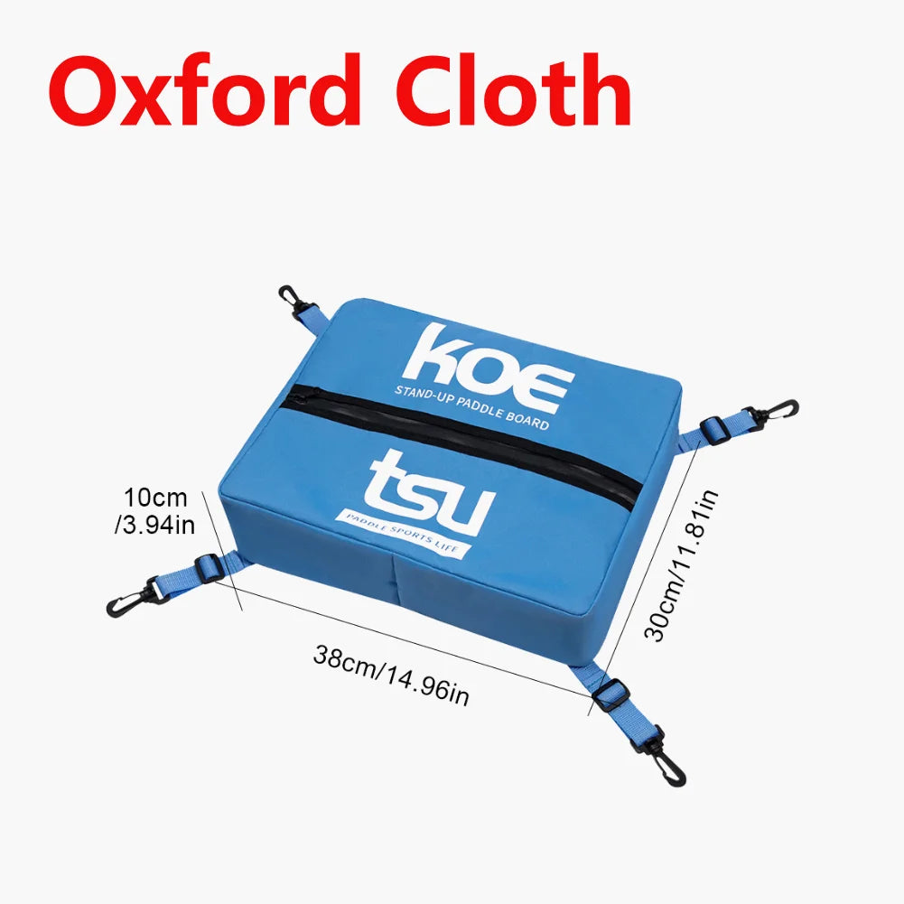 KOETSU Adjustable Paddle Board Storage Bag — Sealed Zipper Deck Cooler & Food Storage for SUP