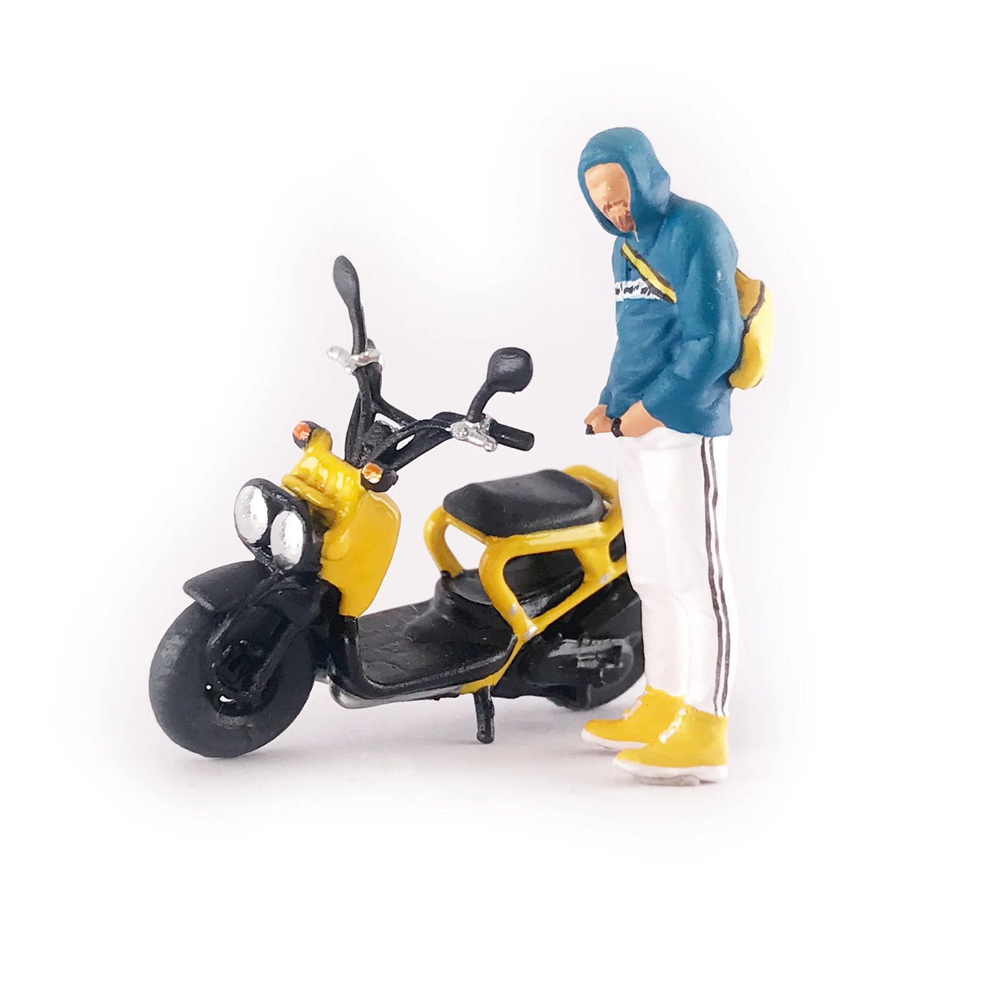 RM 1:64 City Motorcycle Mini Figure Model – Micro Scene Collectible Toy