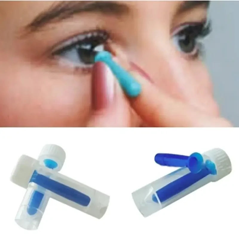 Silicone Contact Lens Suction Cup Inserter & Remover Tool – Handy Small Lens Applicator Stick