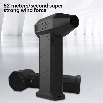 High-Speed Turbofan | Violent Fan with High Air Volume | Brushless Charging Handheld Outdoor Car Fan