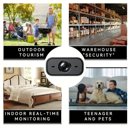 Mini WiFi Wireless Home Security Camera – Mobile Remote, Indoor Plug-In, HD, Multi-Scenario Use