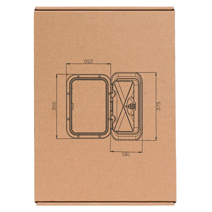 ABS Deck Access Hatch Cover — Waterproof Anti-UV Non-Skid Inspection Hatch for Marine Boats, Yachts & RVs, 15×11"