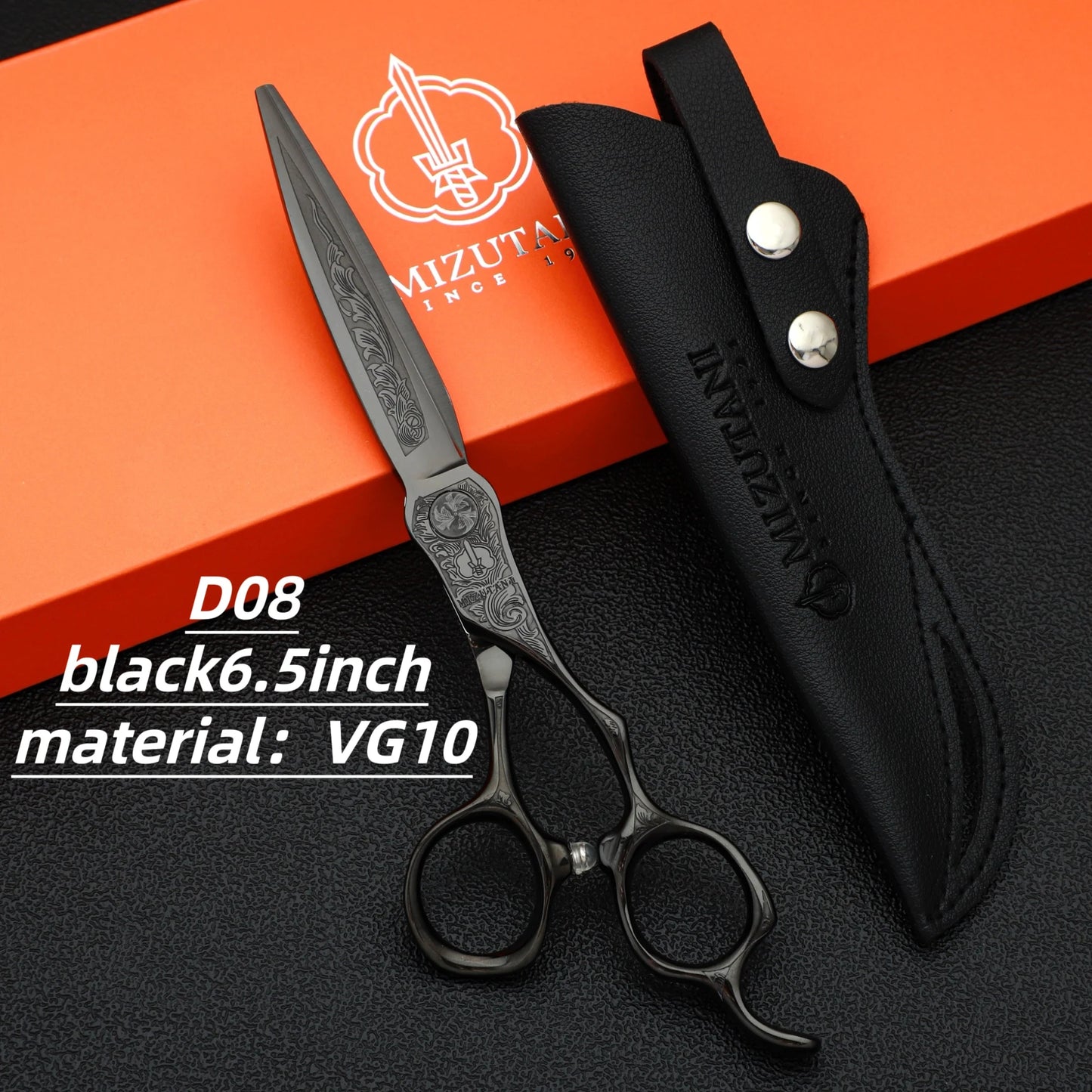 Left-Handed Professional Hairdressing Scissors – 6-Inch Hair Cutting Shears for Barbers & Hairdressers