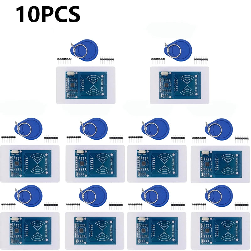 1-10PCS MFRC-522 RFID Module – RC522 Antenna IC Wireless Reader Writer for Arduino, SPI IC Card Proximity Module