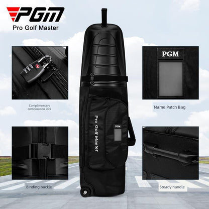 PGM Travel Golf Bag – Hard Shell Aircraft Consignment Roller Bag for Men & Women, Anti-Collision and Anti-Extrusion