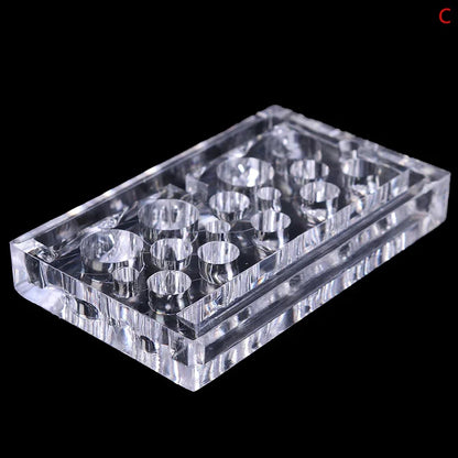 4 Types Acrylic Tattoo Ink Cup Holder – PMU Microblading Pigment Storage Stand