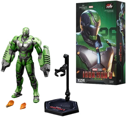 ZDTDS Iron Man & War Machine Legends Action Figures – MK37 Hammerhead, MK12, MK38 Igor, MK9 Iron Patriot Collectible Toy