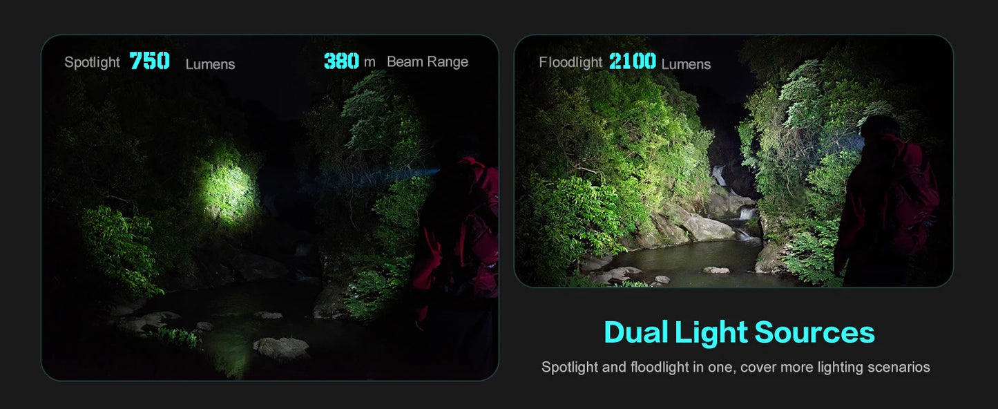 Original Outdoor Multifunctional LED Flashlight – 4360LMS Long-Range Strong Light with Ultra-Long Battery Life, Rechargeable for Camping