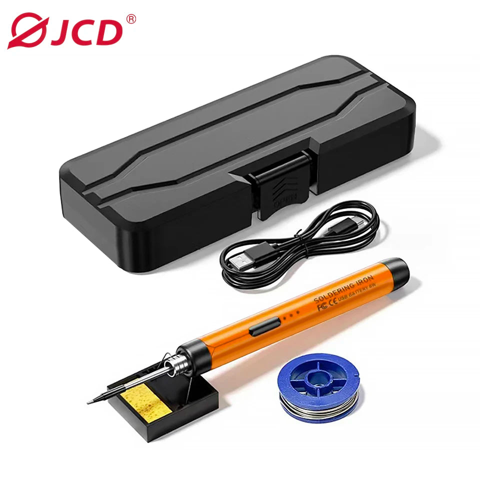 Multifunctional USB Electric Soldering Iron Kit – Adjustable 300–450℃ Digital Welding Tool Set