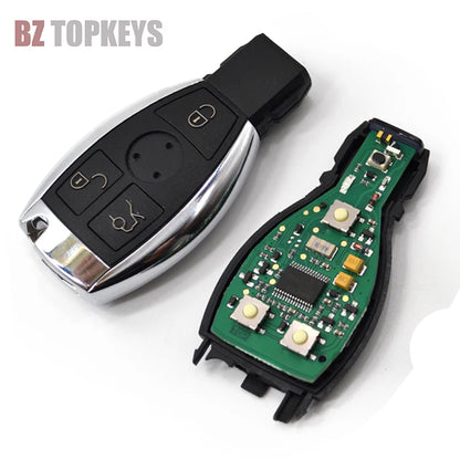 BZTOPKEYS Smart Car Key – 3/4 Button 315/434MHz Remote Fob for Mercedes Benz A/C/E/S Class W203/W204/W205/W210/W212 NEC BGA