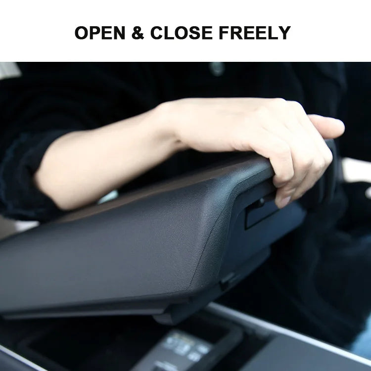 Armrest Box Protective Cover – TPE Center Console Pad for Tesla Model 3 2023 & Model Y HW4.0 Accessories